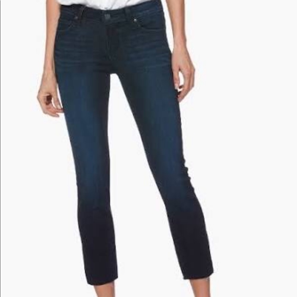 Paige Premium Denim Cropped Ankle Jeans